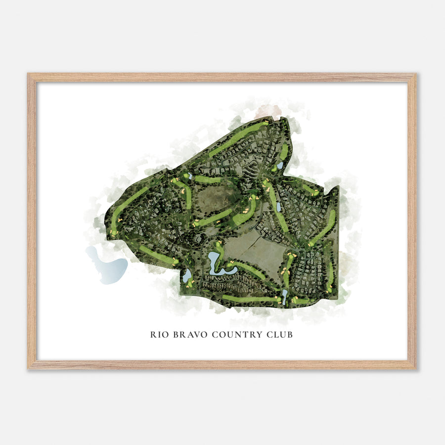 Print of Rio Bravo Country Club Classic Map
