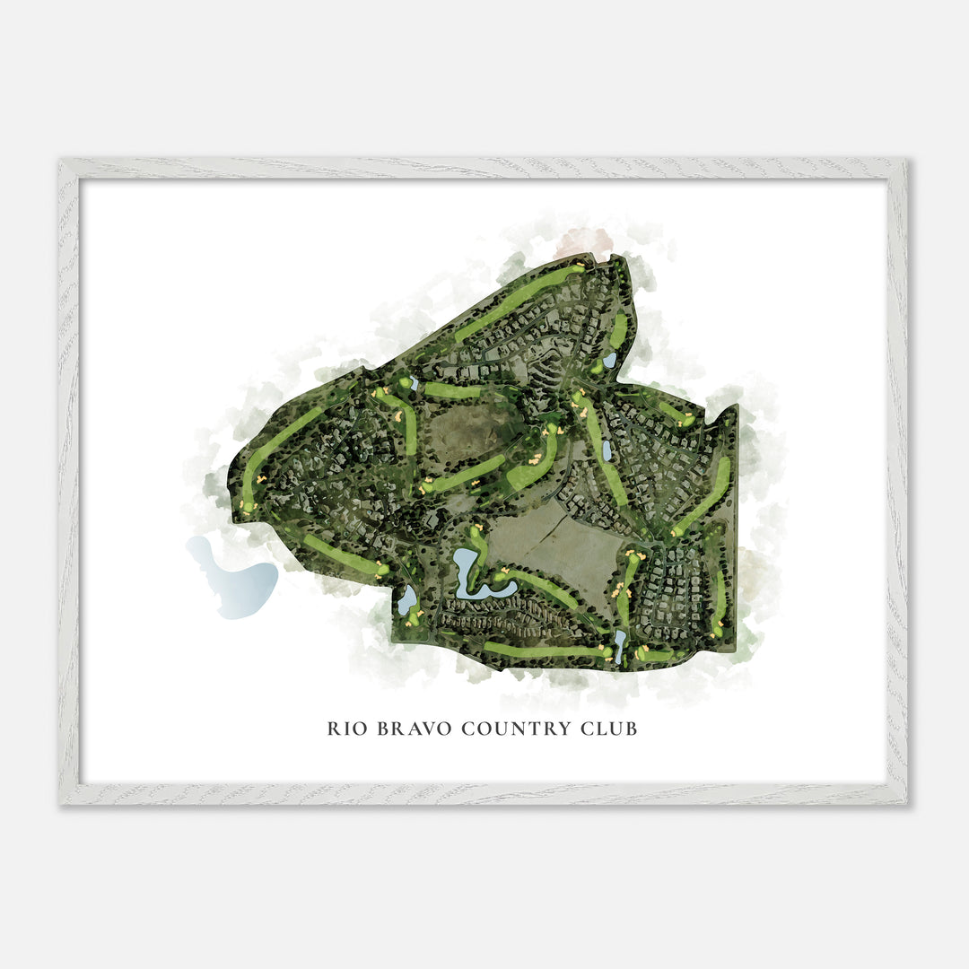 Print of Rio Bravo Country Club Classic Map