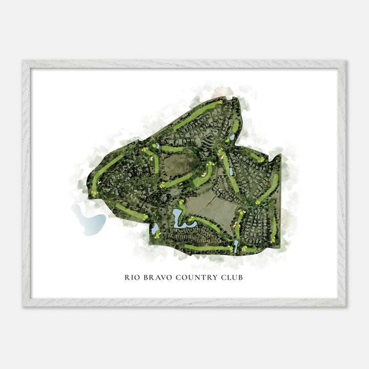 Print of Rio Bravo Country Club Classic Map