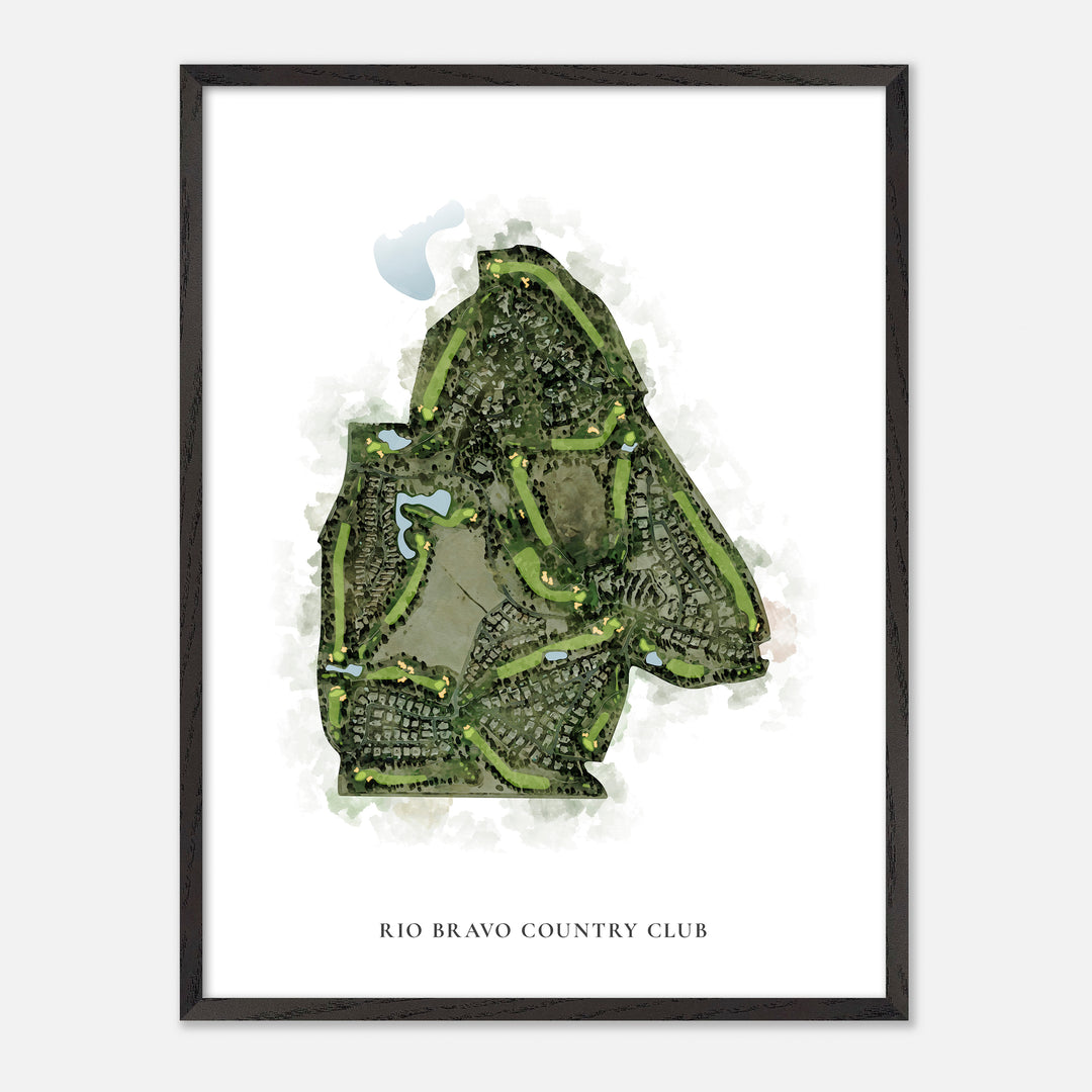 Print of Rio Bravo Country Club Classic Map