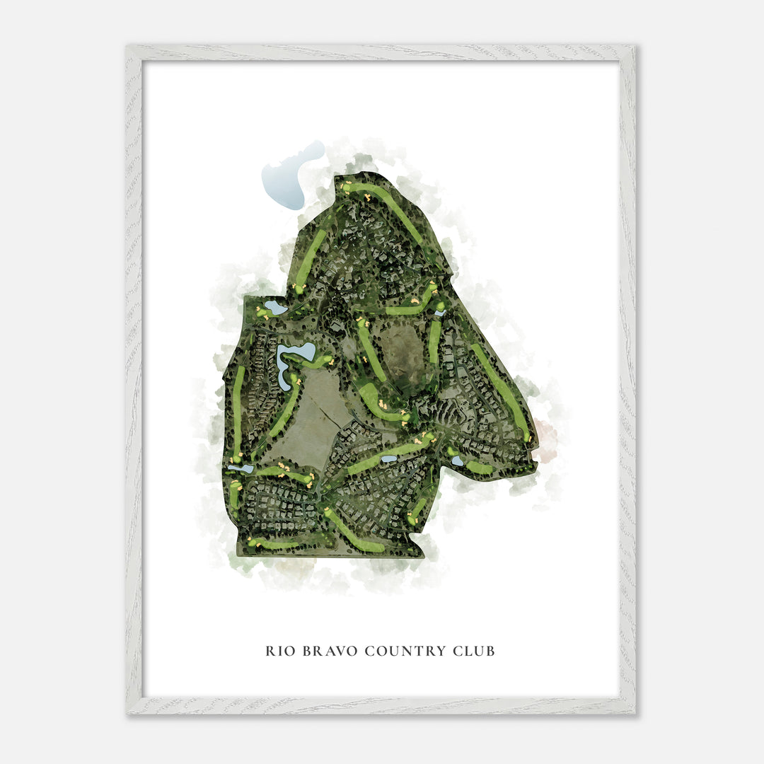Print of Rio Bravo Country Club Classic Map