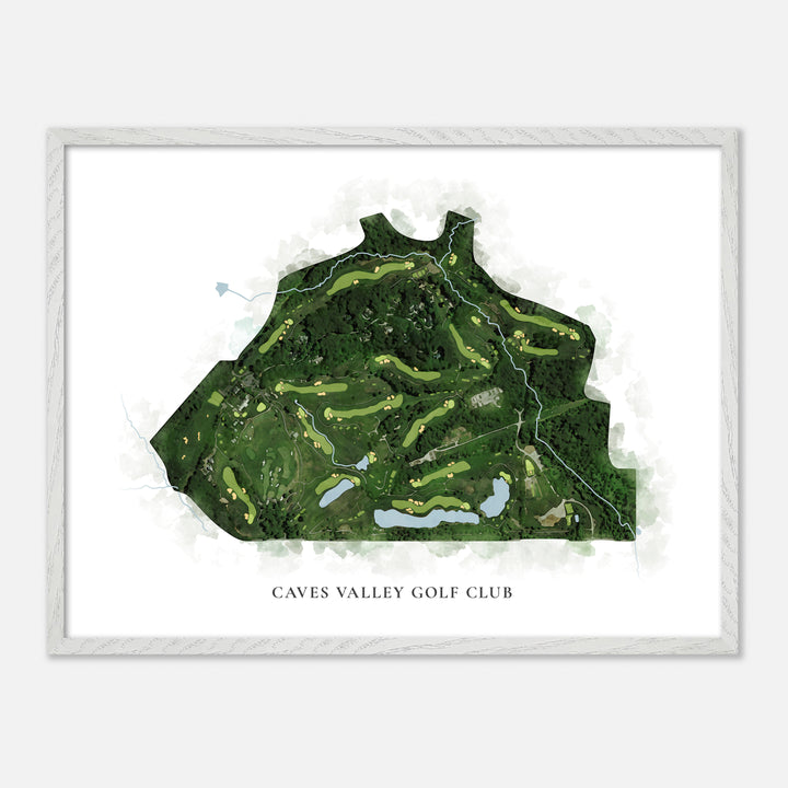 Print of Caves Valley Golf Club Classic Map