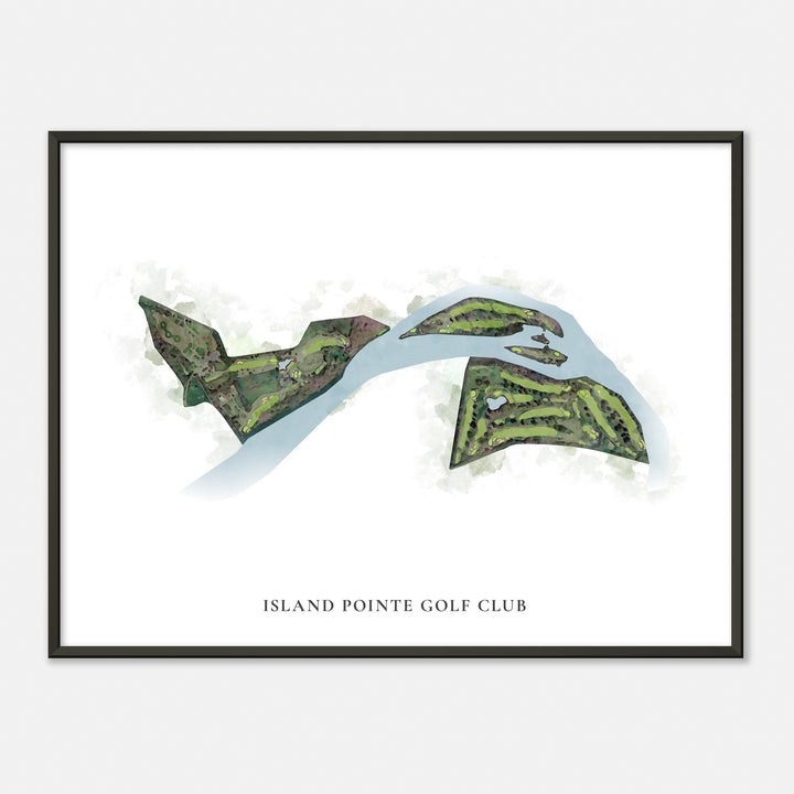 Print of Island Pointe Golf Club Classic Map