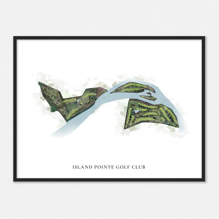 Print of Island Pointe Golf Club Classic Map