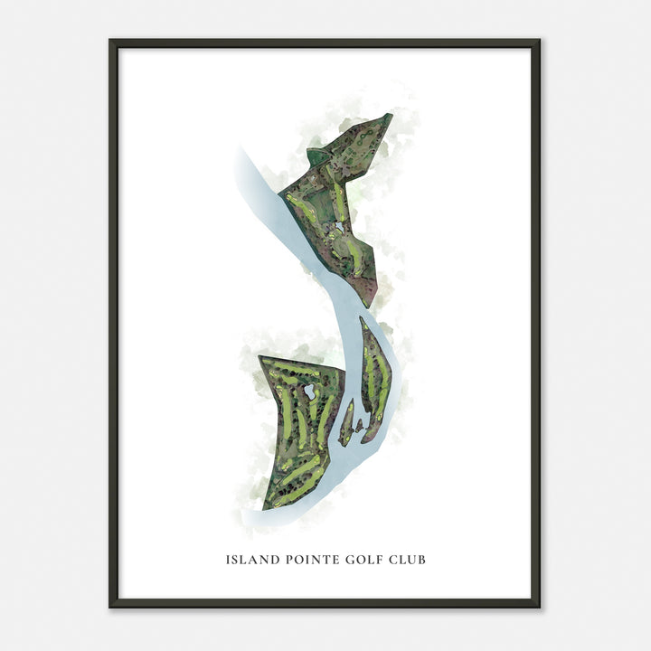 Print of Island Pointe Golf Club Classic Map