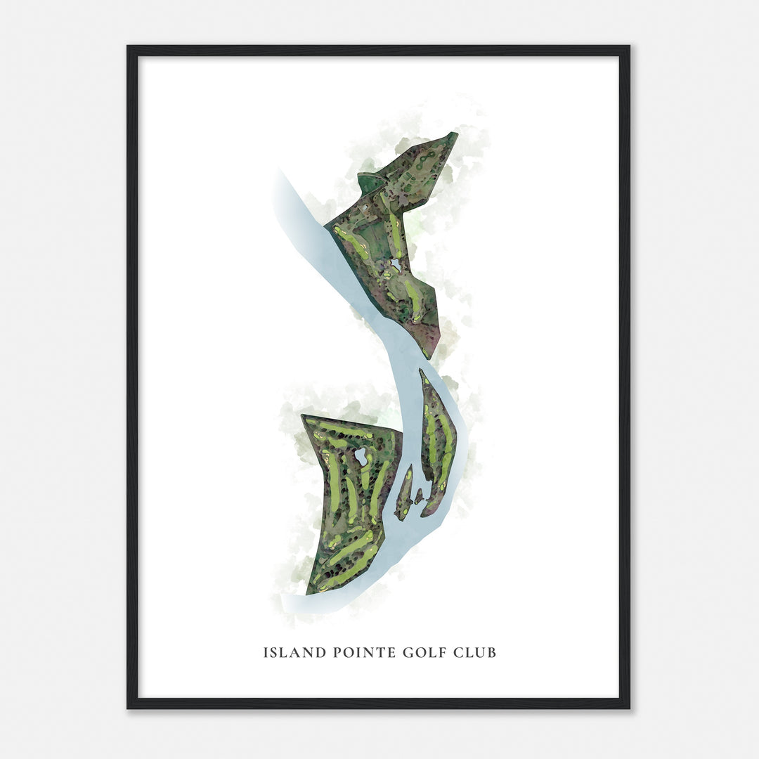 Print of Island Pointe Golf Club Classic Map