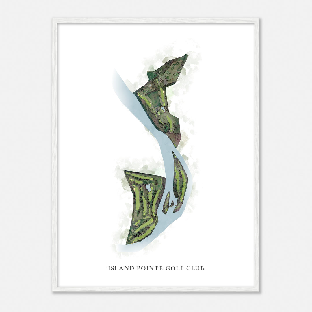 Print of Island Pointe Golf Club Classic Map
