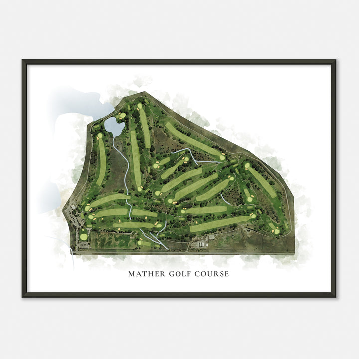 Print of Mather Golf Course Classic Map