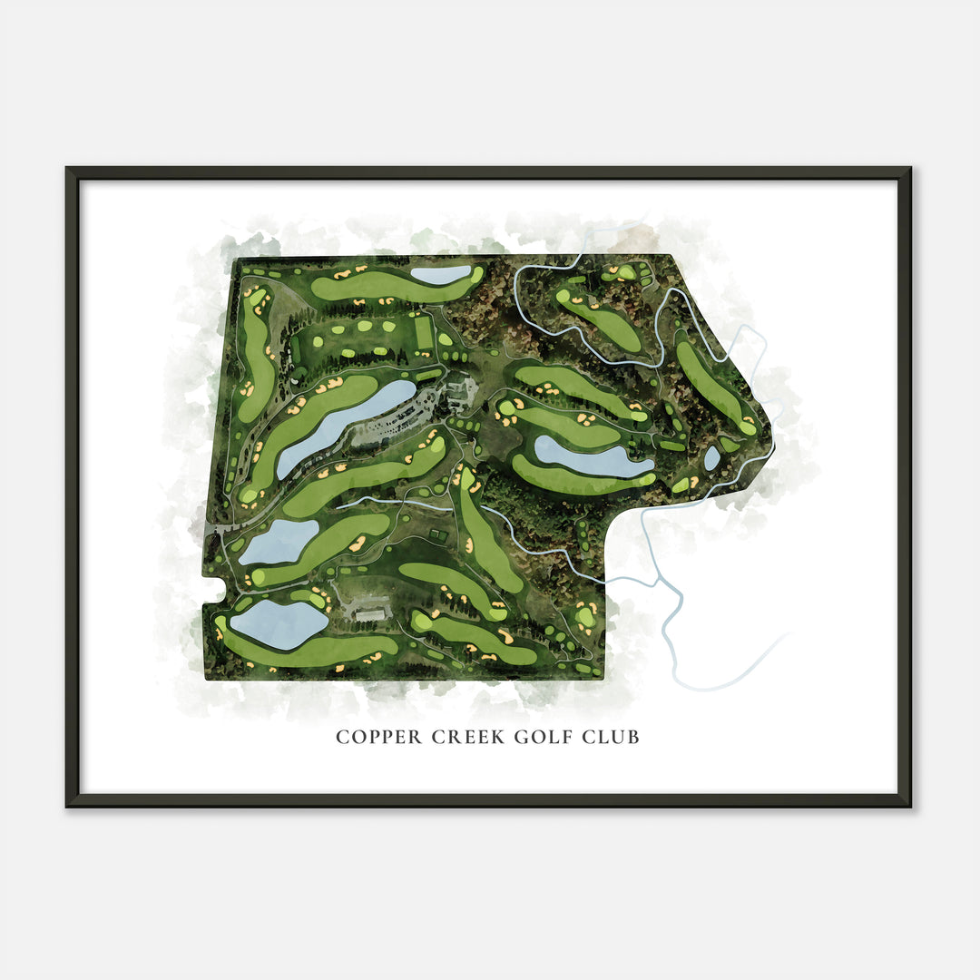 Print of Copper Creek Golf Club Classic Map