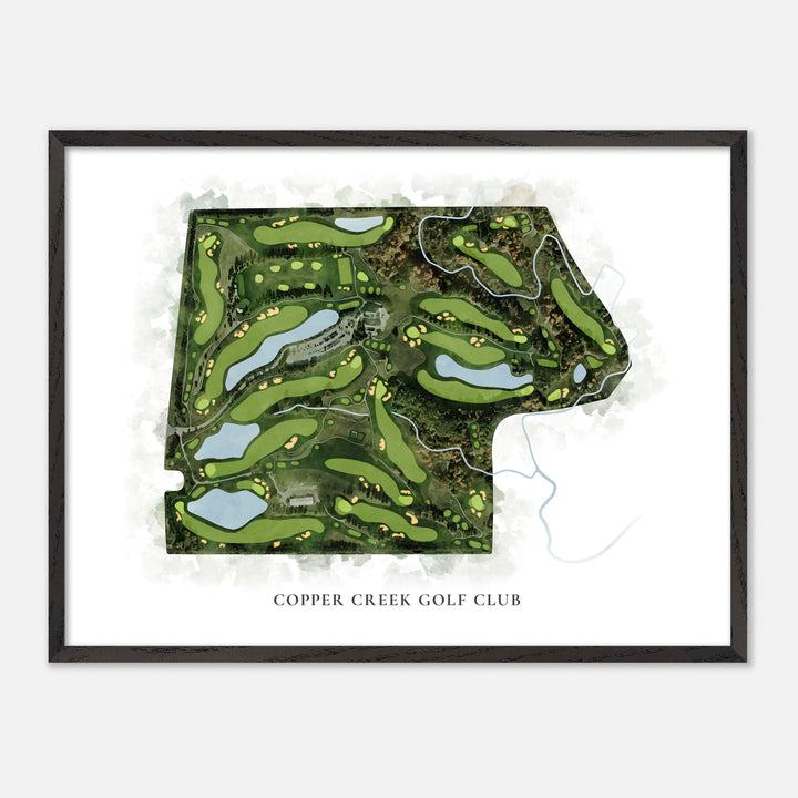Print of Copper Creek Golf Club Classic Map