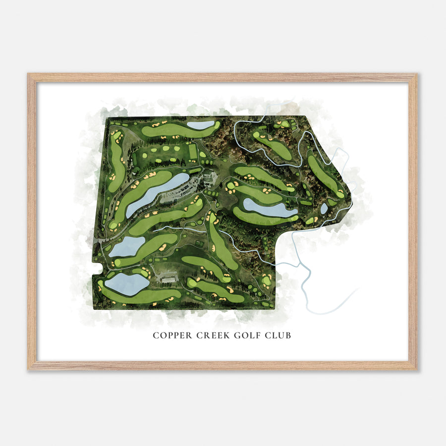 Print of Copper Creek Golf Club Classic Map