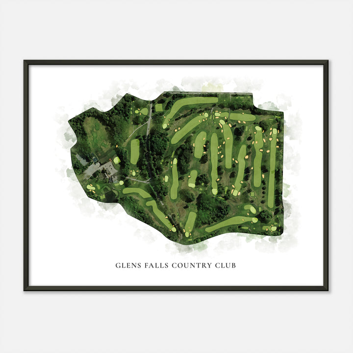 Print of Glens Falls Country Club Classic Map