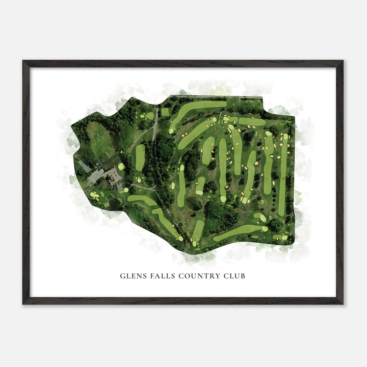 Print of Glens Falls Country Club Classic Map