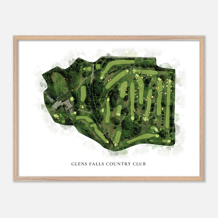 Print of Glens Falls Country Club Classic Map