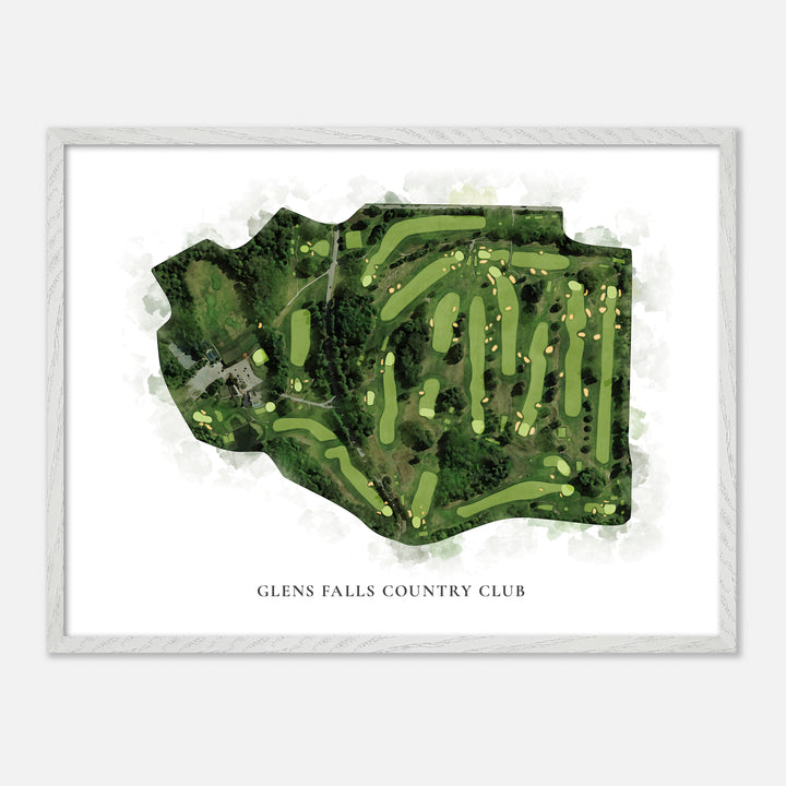 Print of Glens Falls Country Club Classic Map