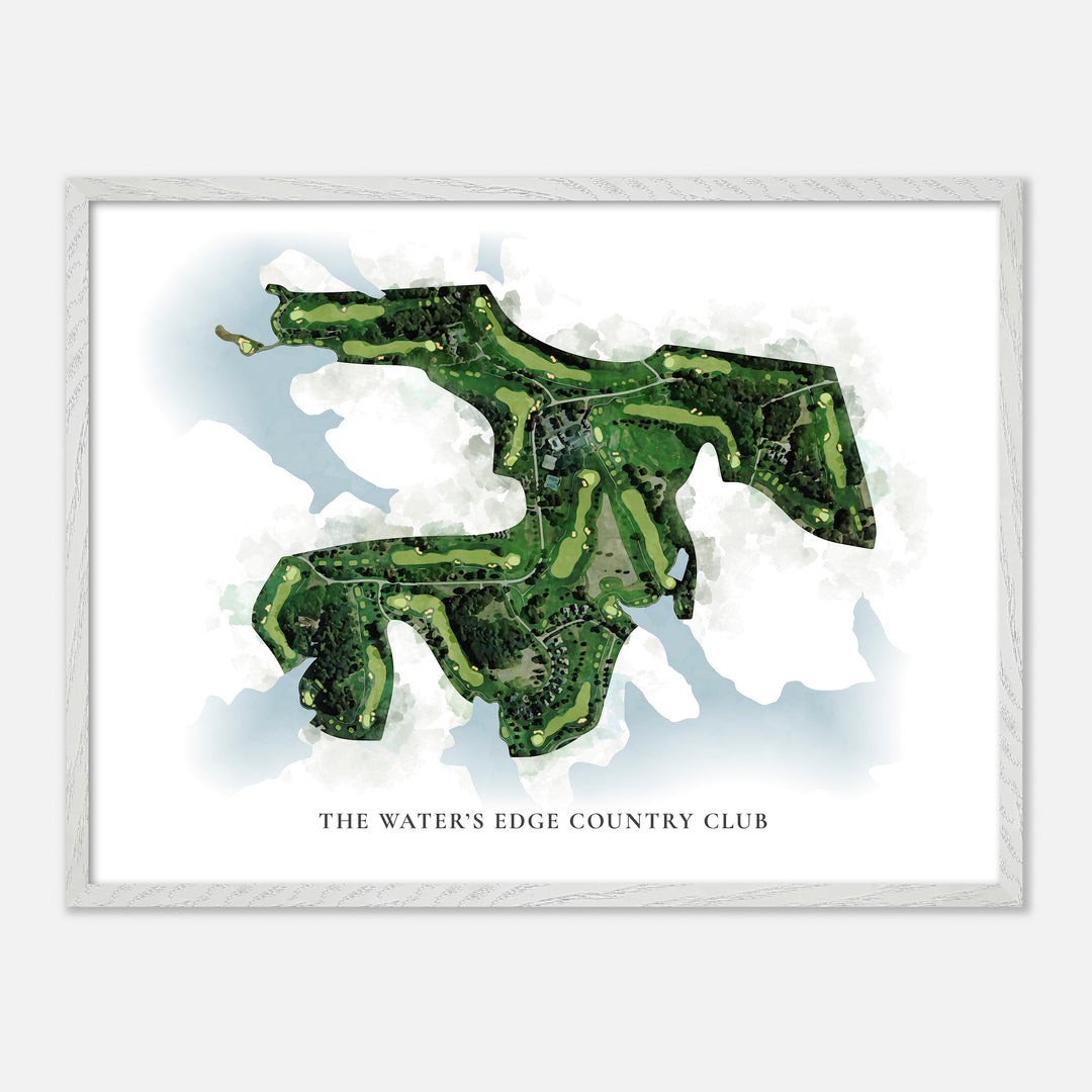 Print of The Water'S Edge Country Club Classic Map