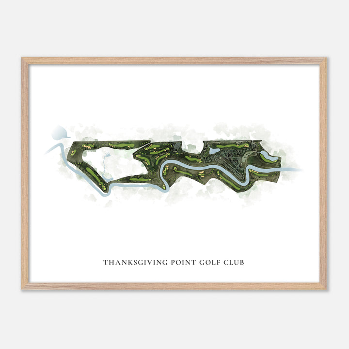 Print of Thanksgiving Point Golf Club Classic Map