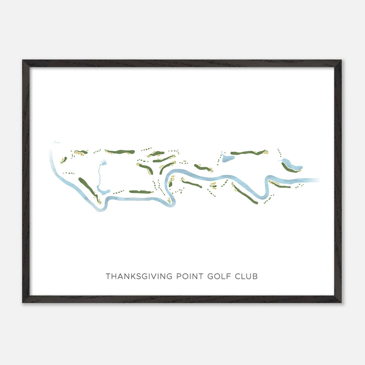 Print of Thanksgiving Point Golf Club Modern Map