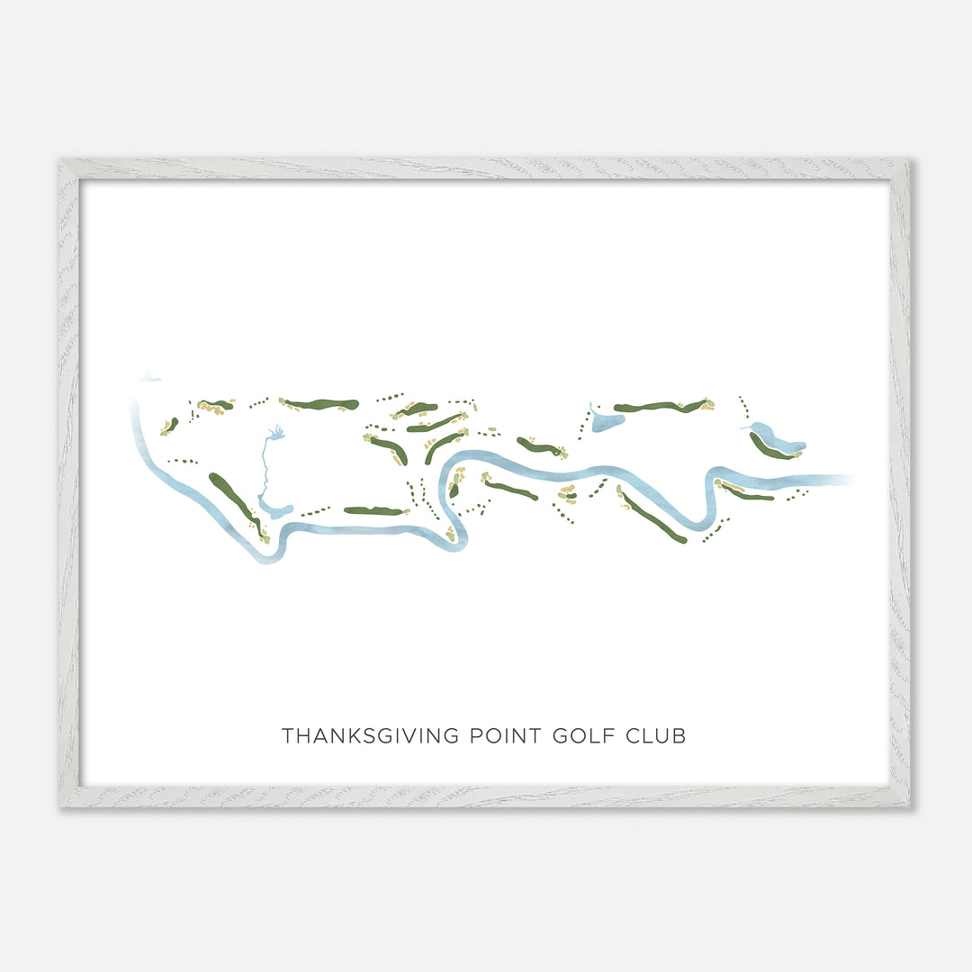 Print of Thanksgiving Point Golf Club Modern Map