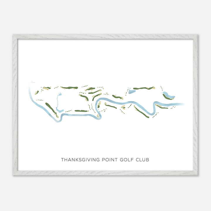 Print of Thanksgiving Point Golf Club Modern Map