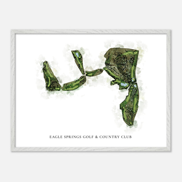 Print of Eagle Springs Golf &amp; Country Club Classic Map