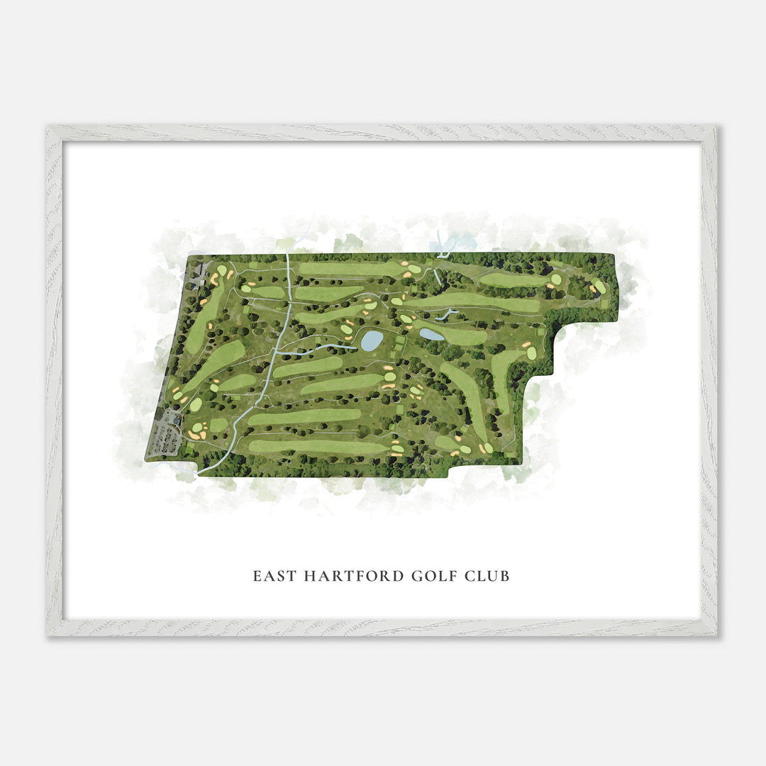 Print of East Hartford Golf Club Classic Map