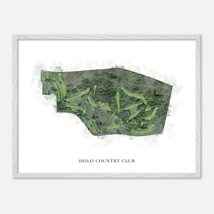 Print of Shilo Country Club Classic Map