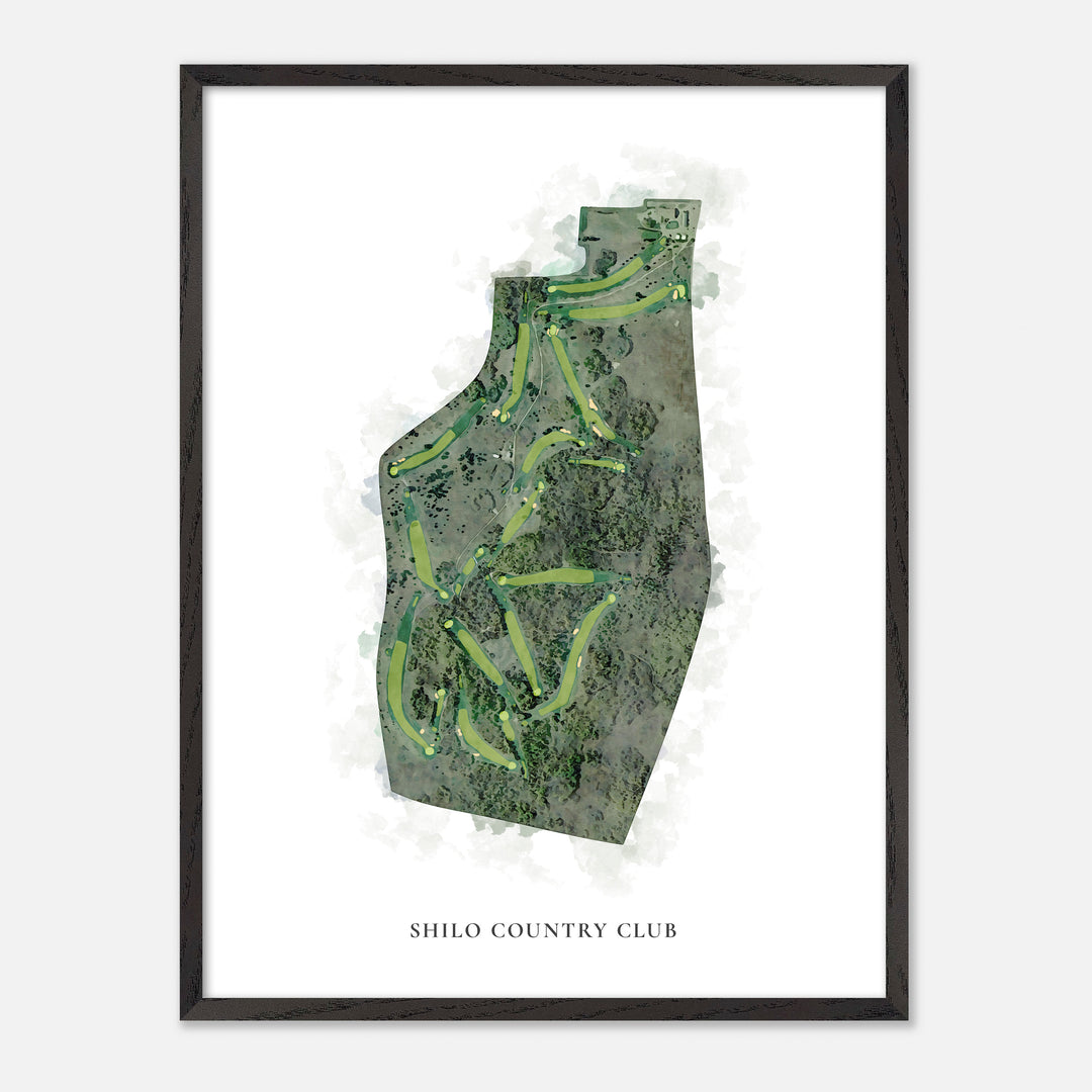Print of Shilo Country Club Classic Map