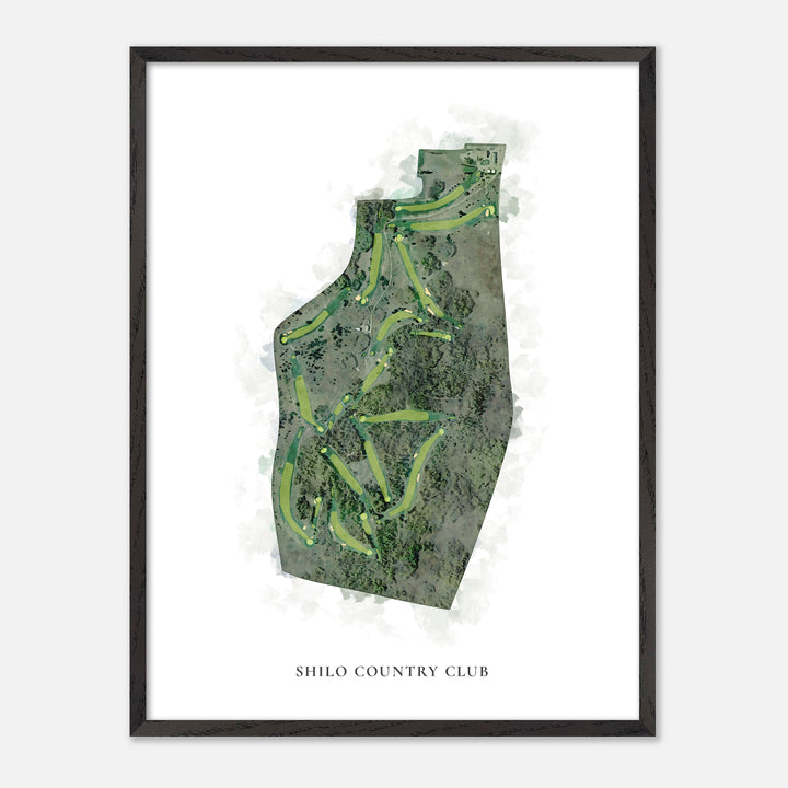 Print of Shilo Country Club Classic Map