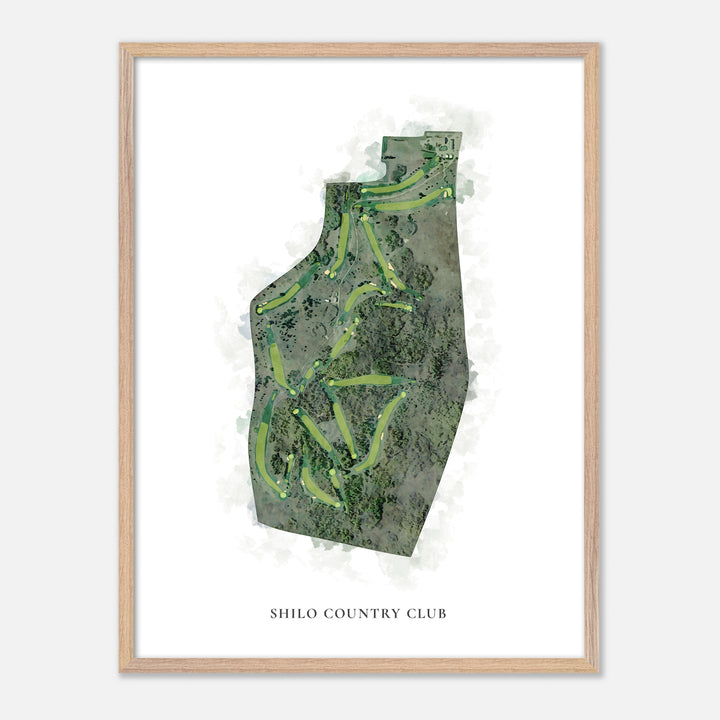 Print of Shilo Country Club Classic Map