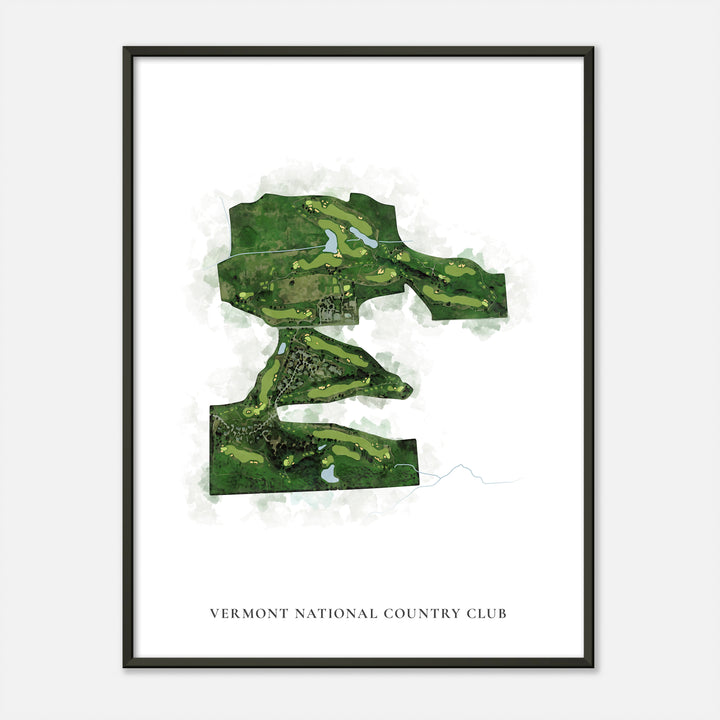 Print of Vermont National Country Club Classic Map