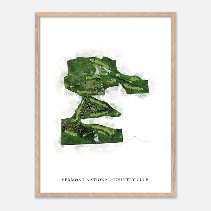 Print of Vermont National Country Club Classic Map