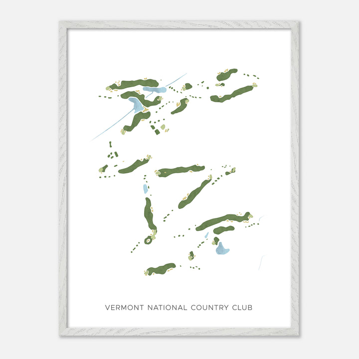 Print of Vermont National Country Club Modern Map