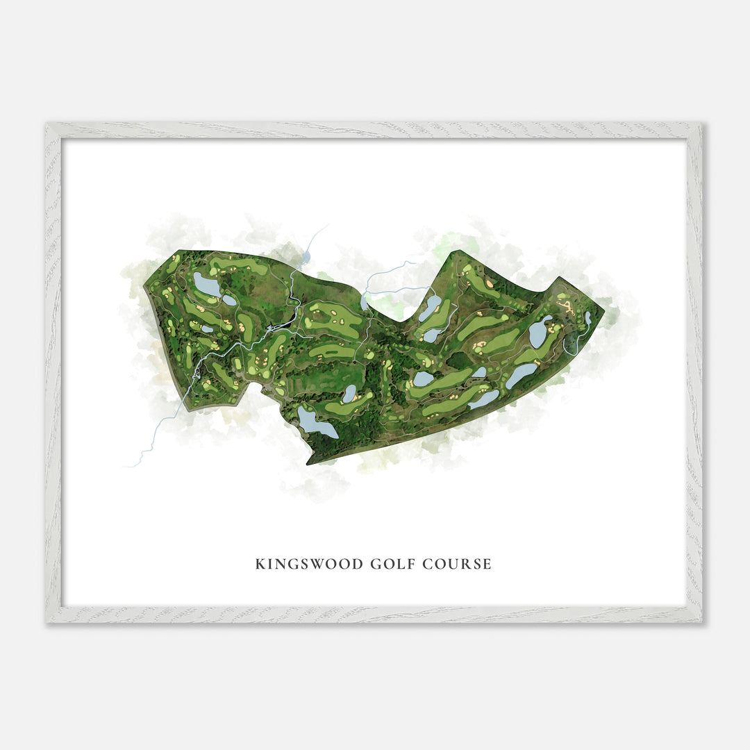 Print of Kingswood Golf Course Classic Map