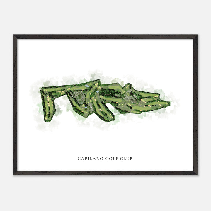 Print of Capilano Golf Club Classic Map