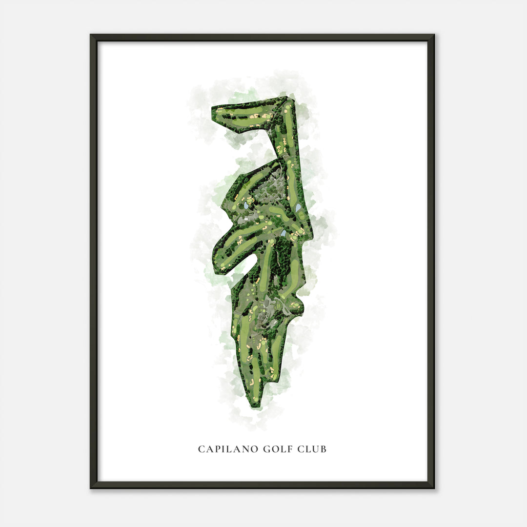 Print of Capilano Golf Club Classic Map