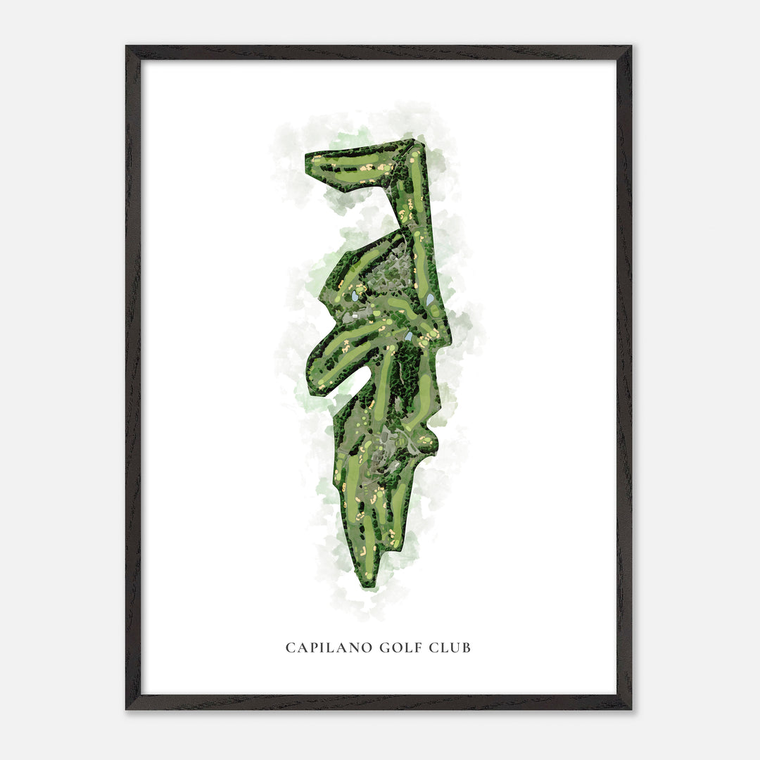 Print of Capilano Golf Club Classic Map