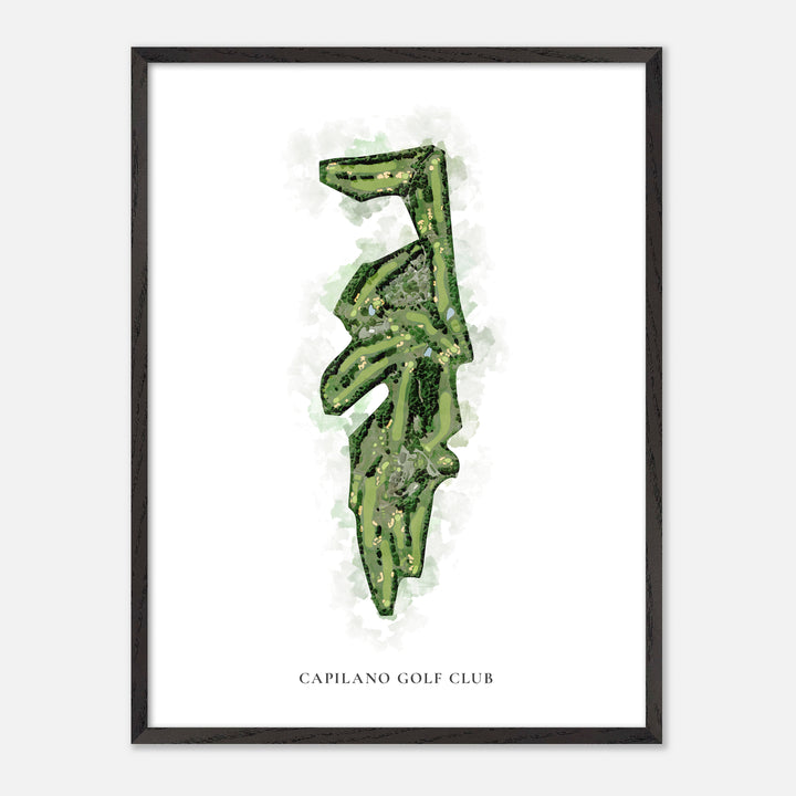 Print of Capilano Golf Club Classic Map