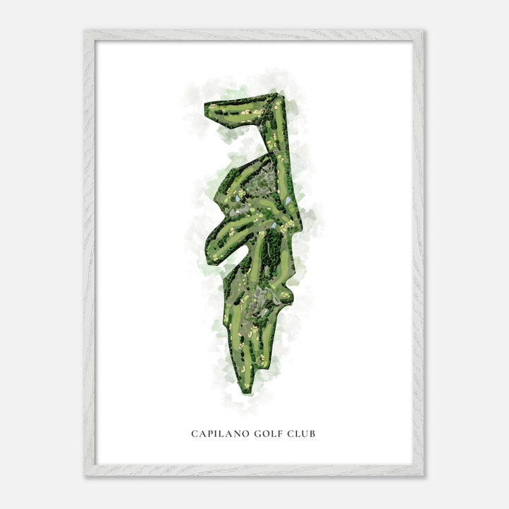 Print of Capilano Golf Club Classic Map