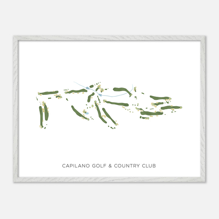 Print of Capilano Golf & Country Club Modern Map