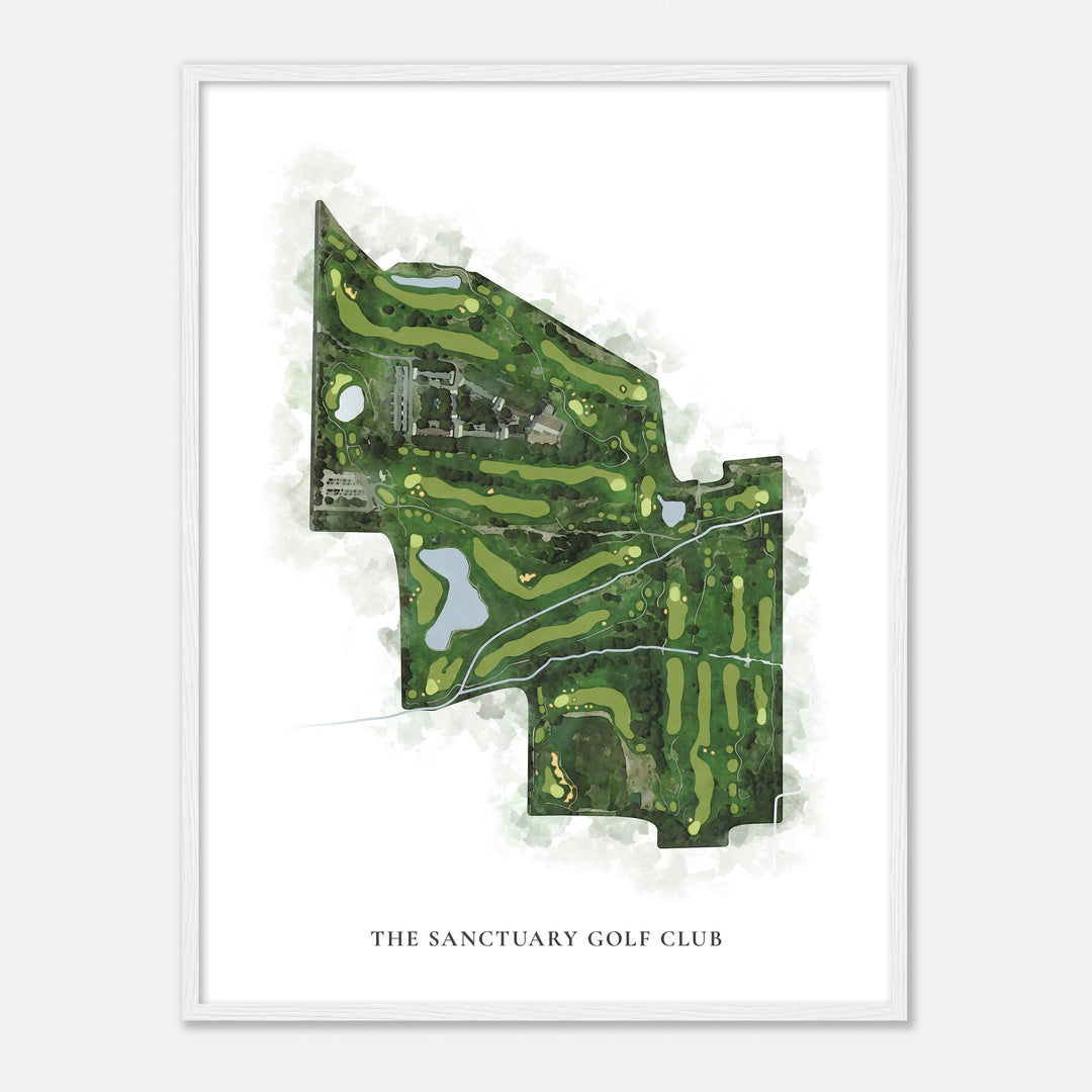 Print of The Sanctuary Golf Club Classic Map