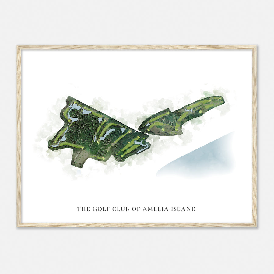 Print of The Golf Club Of Amelia Island Classic Map