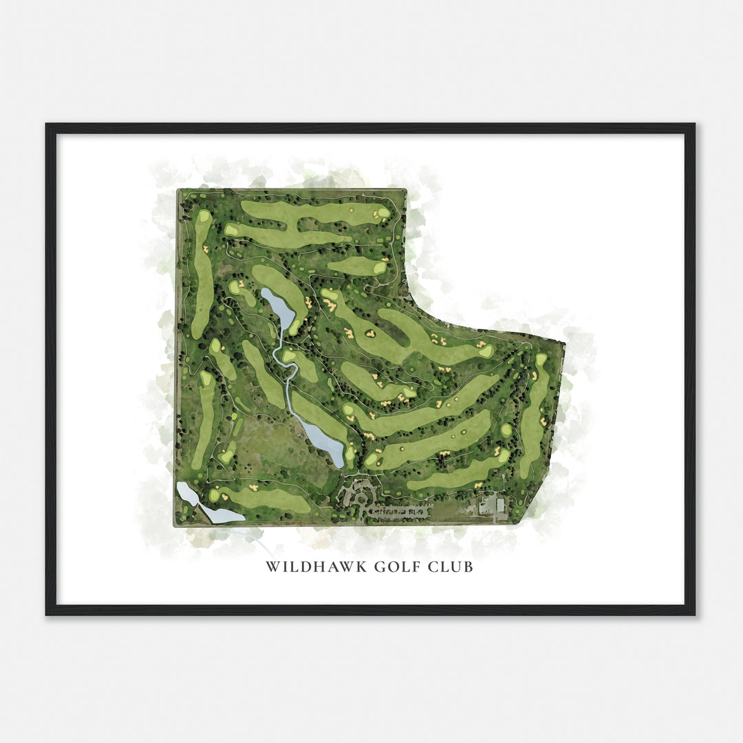 Print of Wildhawk Golf Club Classic Map