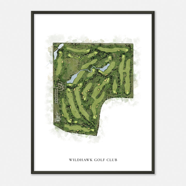 Print of Wildhawk Golf Club Classic Map