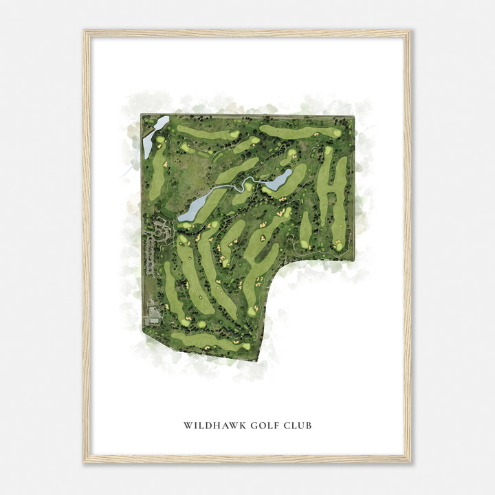 Print of Wildhawk Golf Club Classic Map