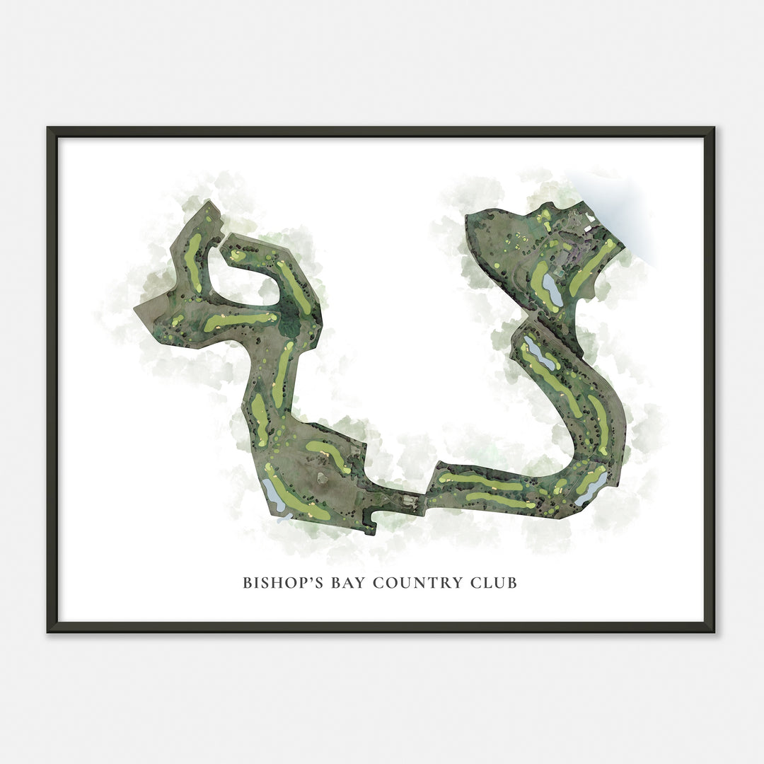 Print of Bishop'S Bay Country Club Classic Map