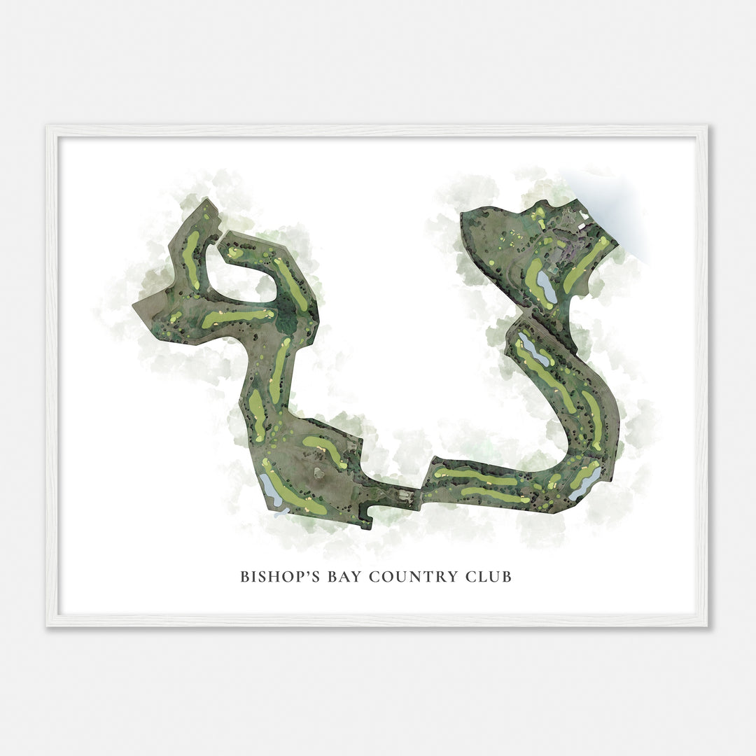 Print of Bishop'S Bay Country Club Classic Map