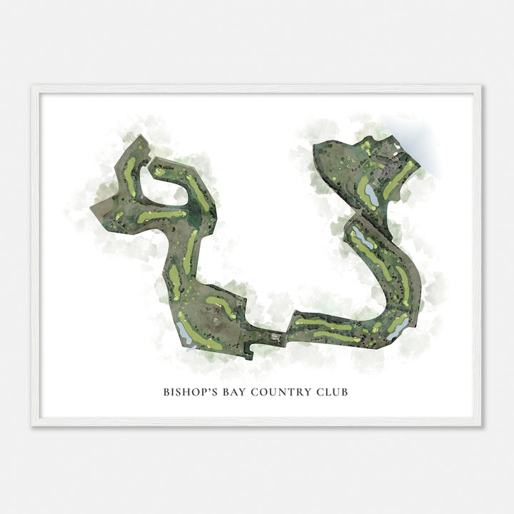 Print of Bishop'S Bay Country Club Classic Map