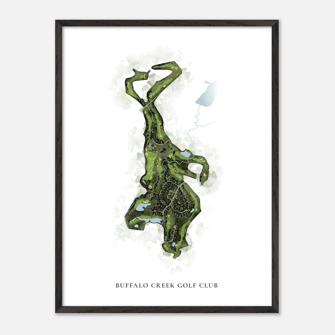 Print of Buffalo Creek Golf Club Classic Map