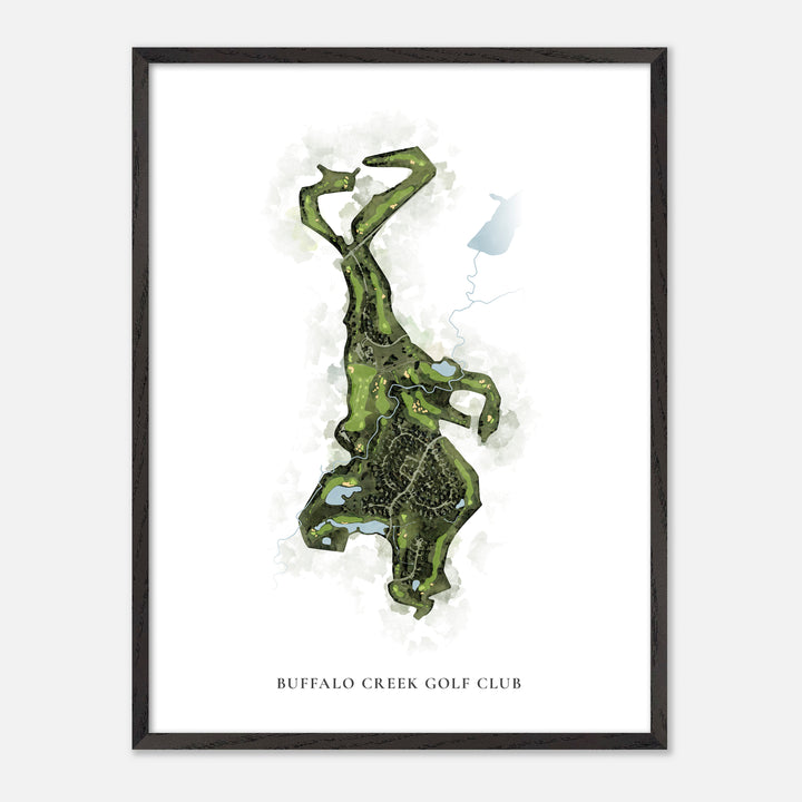 Print of Buffalo Creek Golf Club Classic Map